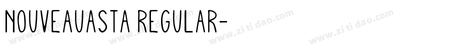 NouveauAsta Regular字体转换